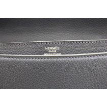 Hermes Blue Leather Briefcase