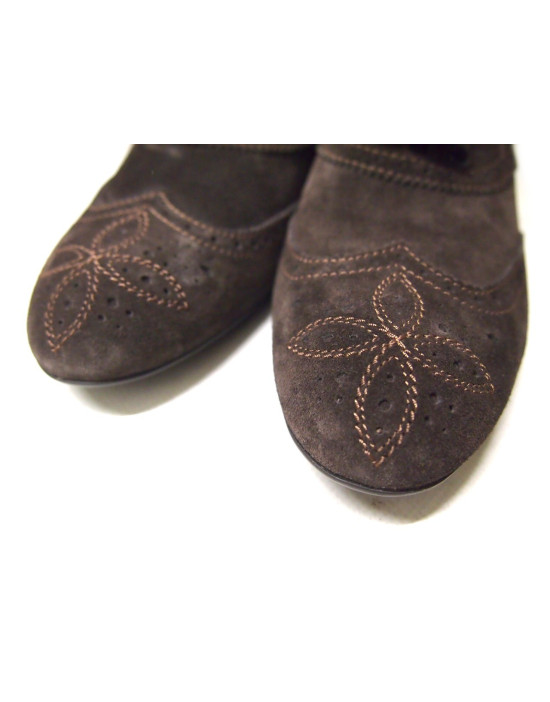 Louis Vuitton Stringate in camoscio