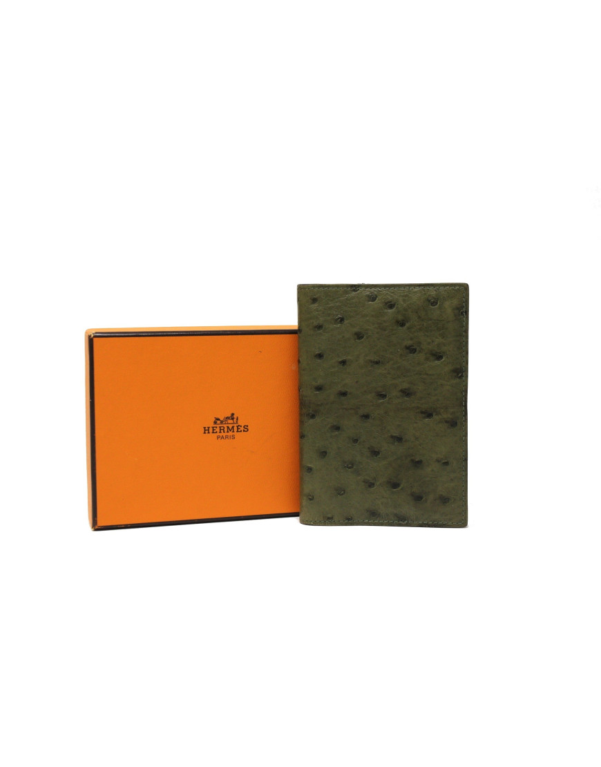 HermÃ¨s Porta agenda in struzzo