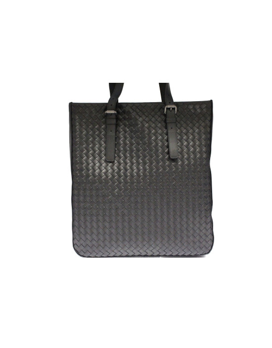 Bottega Veneta Shopping Schwarzes Leder