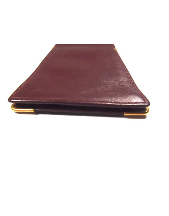 Cartier Porta Occhiali Pelle Bordeaux