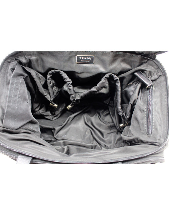 Prada Trousse de Toilette Toile Vela Noire