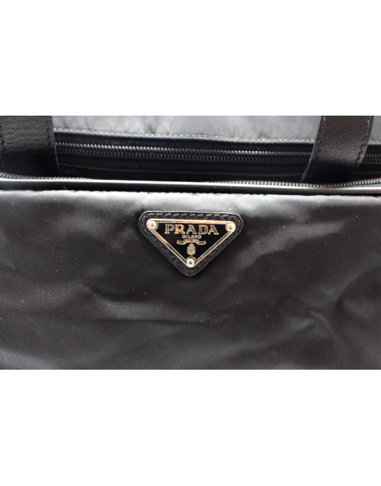 Prada Trousse de Toilette Toile Vela Noire