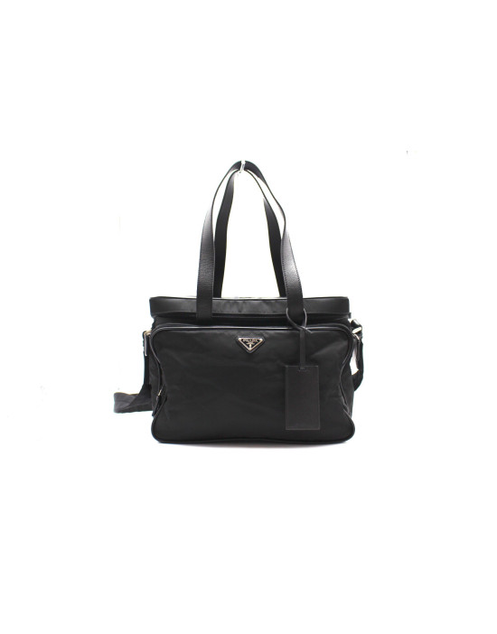 Prada Trousse de Toilette Toile Vela Noire